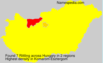 Surname Rittling in Hungary Surname Rittling in Hungary