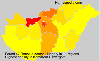 Surname Robotka in Hungary Surname Robotka in Hungary