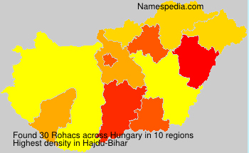 Surname Rohacs in Hungary Surname Rohacs in Hungary