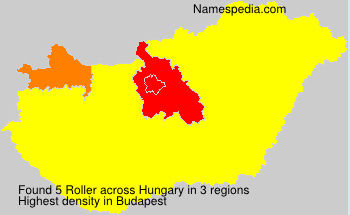 Surname Roller in Hungary Surname Roller in Hungary