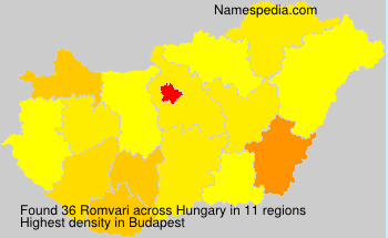 Surname Romvari in Hungary Surname Romvari in Hungary