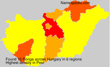 Surname Ronga in Hungary Surname Ronga in Hungary