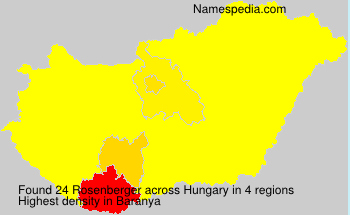 Surname Rosenberger in Hungary Surname Rosenberger in Hungary