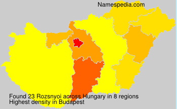 Surname Rozsnyoi in Hungary Surname Rozsnyoi in Hungary