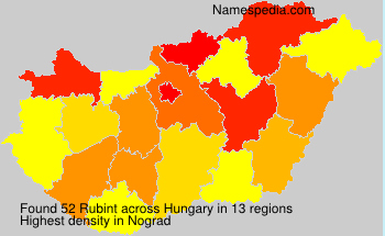 Surname Rubint in Hungary Surname Rubint in Hungary