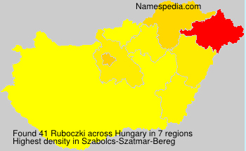 Surname Ruboczki in Hungary Surname Ruboczki in Hungary