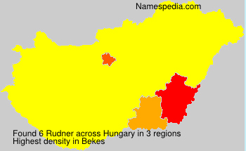 Surname Rudner in Hungary Surname Rudner in Hungary