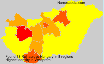 Surname Rull in Hungary Surname Rull in Hungary