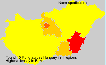 Surname Rung in Hungary Surname Rung in Hungary