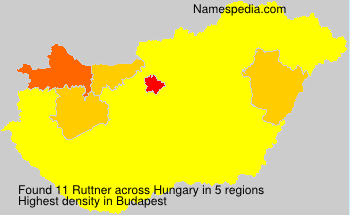 Surname Ruttner in Hungary Surname Ruttner in Hungary