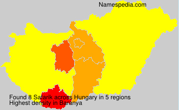 Surname Safarik in Hungary Surname Safarik in Hungary