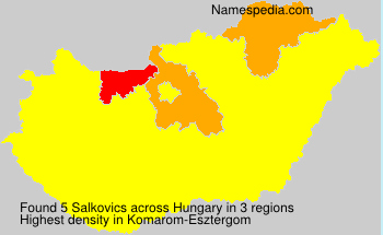 Surname Salkovics in Hungary Surname Salkovics in Hungary