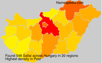 Surname Sallai in Hungary Surname Sallai in Hungary
