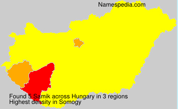 Surname Samik in Hungary Surname Samik in Hungary
