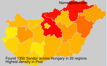 Surname Sandor in Hungary Surname Sandor in Hungary