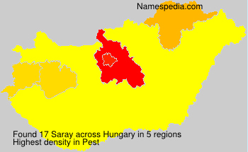 Surname Saray in Hungary Surname Saray in Hungary