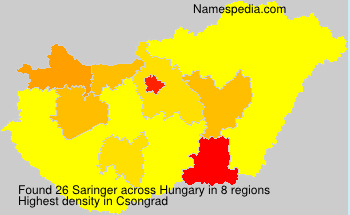 Surname Saringer in Hungary Surname Saringer in Hungary