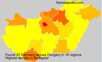 Surname Sarmany in Hungary Surname Sarmany in Hungary