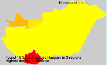 Surname Schaub in Hungary
