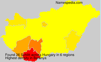 Surname Schlitt in Hungary Surname Schlitt in Hungary