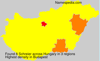 Surname Schreier in Hungary Surname Schreier in Hungary