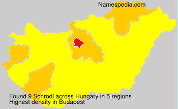 Surname Schrodl in Hungary Surname Schrodl in Hungary