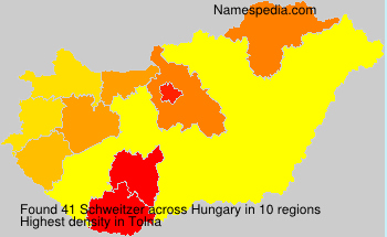 Surname Schweitzer in Hungary Surname Schweitzer in Hungary