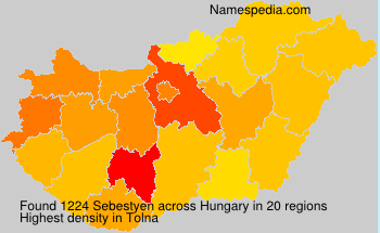 Surname Sebestyen in Hungary Surname Sebestyen in Hungary