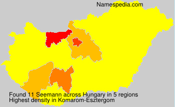 Surname Seemann in Hungary Surname Seemann in Hungary
