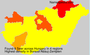 Surname Seer in Hungary Surname Seer in Hungary