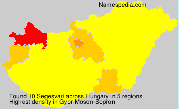 Surname Segesvari in Hungary Surname Segesvari in Hungary