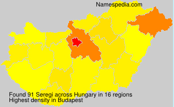 Surname Seregi in Hungary Surname Seregi in Hungary