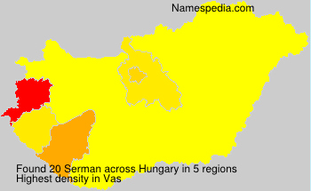 Surname Serman in Hungary Surname Serman in Hungary