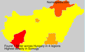 Surname Sikter in Hungary Surname Sikter in Hungary