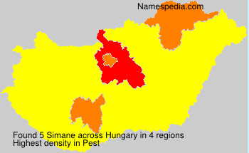Surname Simane in Hungary Surname Simane in Hungary