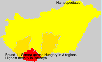 Surname Simara in Hungary Surname Simara in Hungary