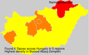 Surname Siposs in Hungary Surname Siposs in Hungary