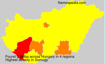 Surname Skiba in Hungary Surname Skiba in Hungary