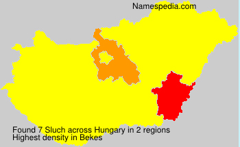 Surname Sluch in Hungary Surname Sluch in Hungary