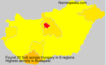 Surname Solt in Hungary Surname Solt in Hungary