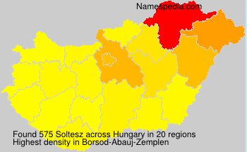 Surname Soltesz in Hungary Surname Soltesz in Hungary