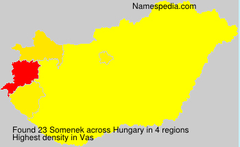 Surname Somenek in Hungary Surname Somenek in Hungary