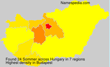 Surname Sommer in Hungary Surname Sommer in Hungary