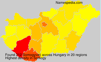 Surname Somogyvari in Hungary Surname Somogyvari in Hungary