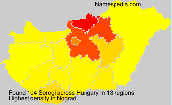 Surname Soregi in Hungary Surname Soregi in Hungary