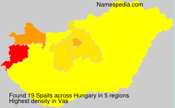 Surname Spaits in Hungary Surname Spaits in Hungary