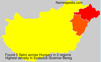 Surname Spiro in Hungary Surname Spiro in Hungary