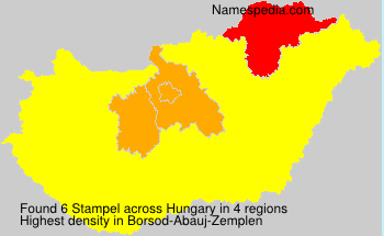 Surname Stampel in Hungary Surname Stampel in Hungary