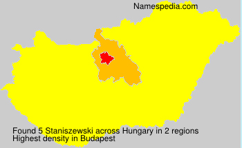 Surname Staniszewski in Hungary Surname Staniszewski in Hungary