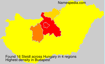 Surname Steidl in Hungary Surname Steidl in Hungary